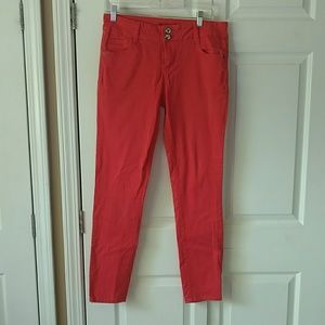 Bongo skinny coral jeans